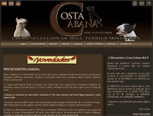 Tablet Screenshot of bullterrierminiatura-costacabana.com